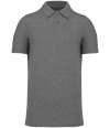 KB2025 K2025 Kariban Organic 180 Piqué Polo Shirt Grey Heather colour image